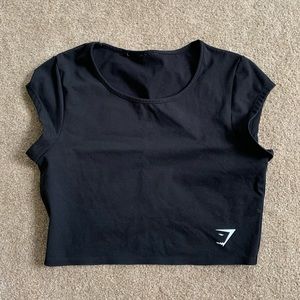 Rare Gymshark Dreamy Cap Sleeve Crop Top